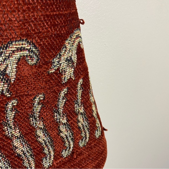 Soft Surroundings Abruzzo Swing Floral Tapestry Jacket in Red Cardinal - Picture 13 of 16